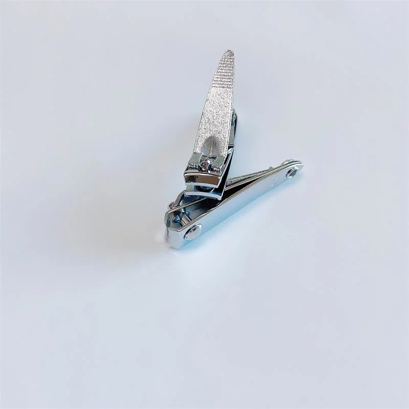 Foshan Factory Finger Small Size Nail Clipper Cutter with Sanding Plating Handle, Nail File and Chain