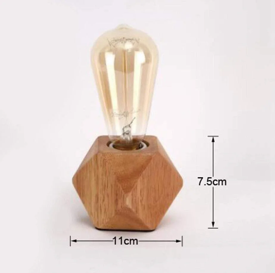 Grenzüberschreitende Kleine Lampe Schüler Augenpflege Kinder Lernen Mini Holz Deko-Nachttischlampe Für Schlafzimmer