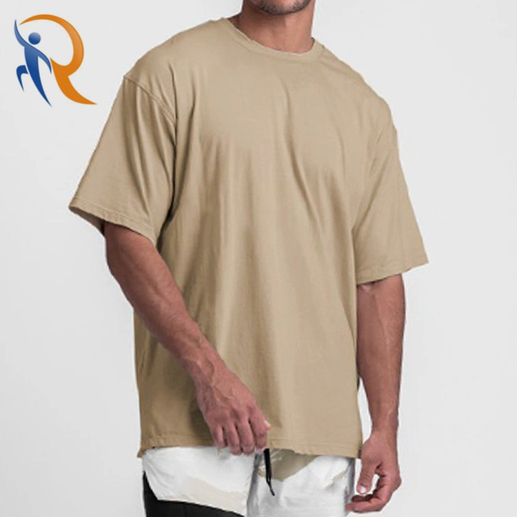 Fashion Round Neck High Quality Blanks Mens Oversize-T Shirt Cotton Street Wear