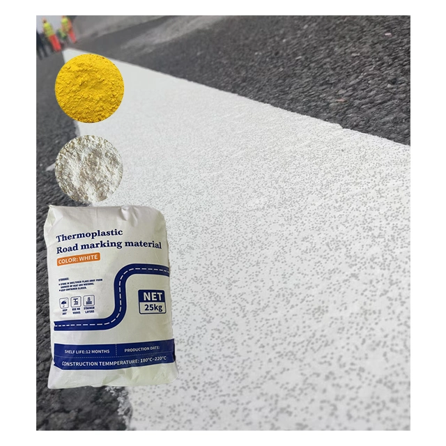 White Color Thermoplastic Traffic Paints