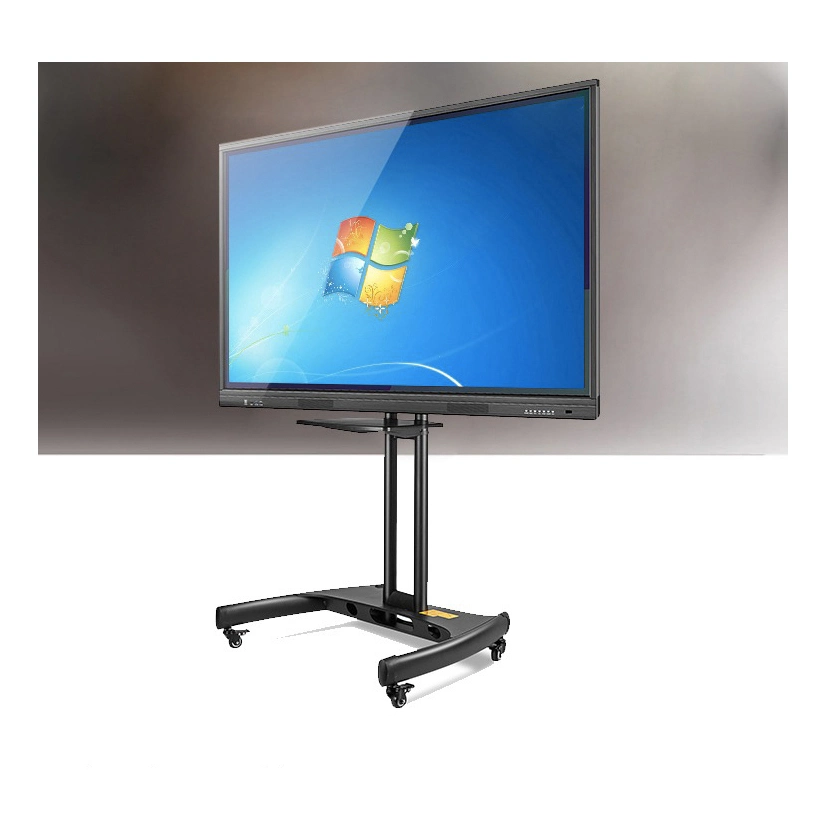 El soporte de suelo de una cara de la Educación Personalizada Pantalla táctil 65 75 85 98 pulgadas Android versión 8.0 de pizarra interactiva SMART Board Aula pantallas LCD