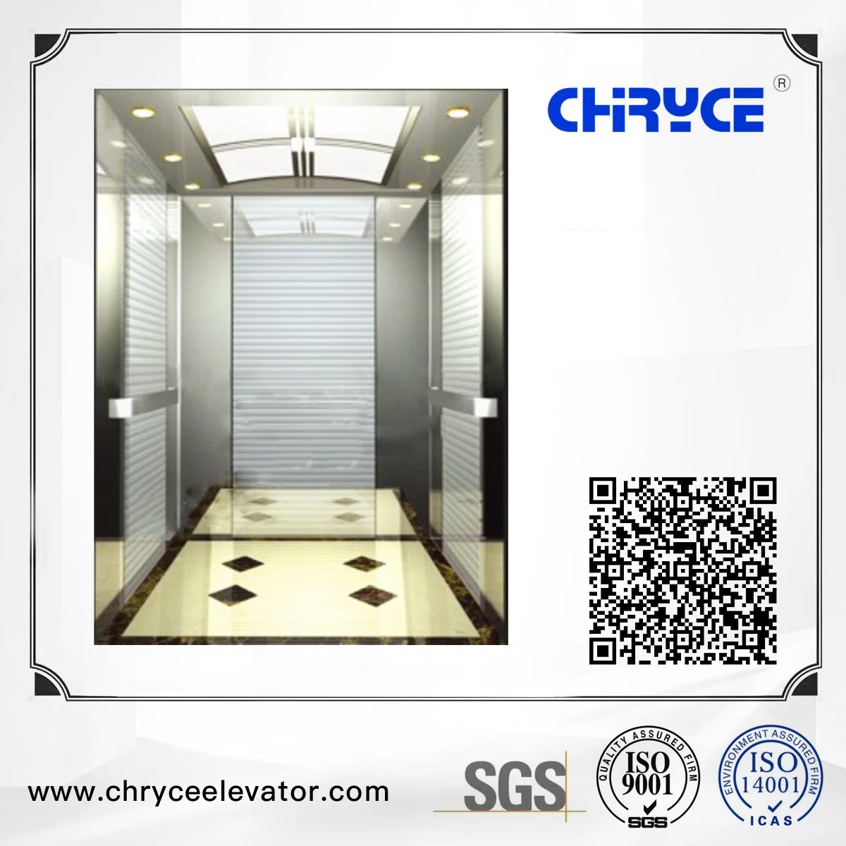 800kg 10 Persons Personalization Design Passenger Elevator for Construction Building