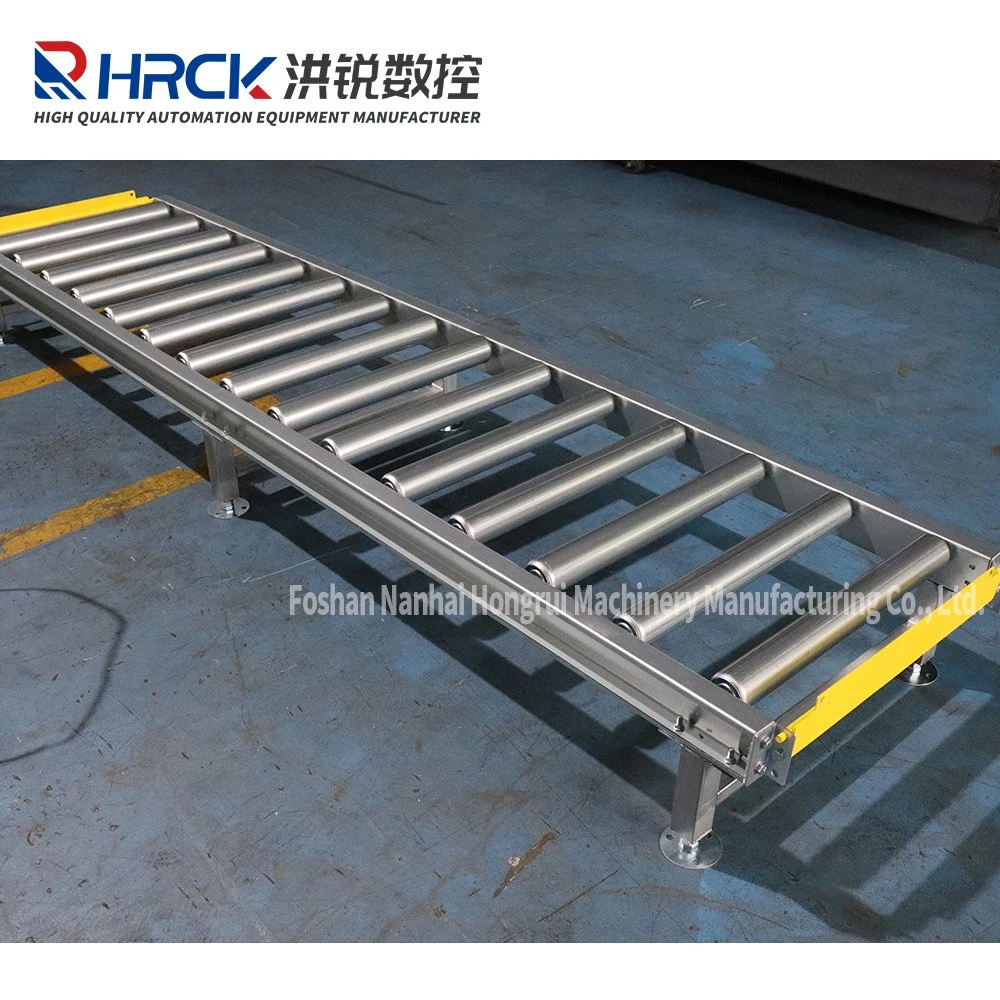 Automatic Packing Line Roller Electric Belt Pallet Conveyor