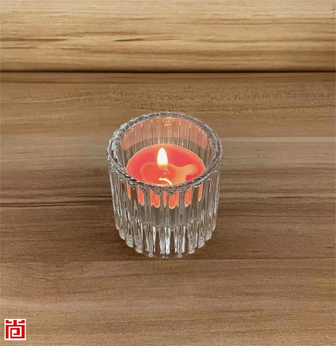 Un diseño exquisito cristal de alta calidad de uso de dos Candelita/Pilar Candleholder