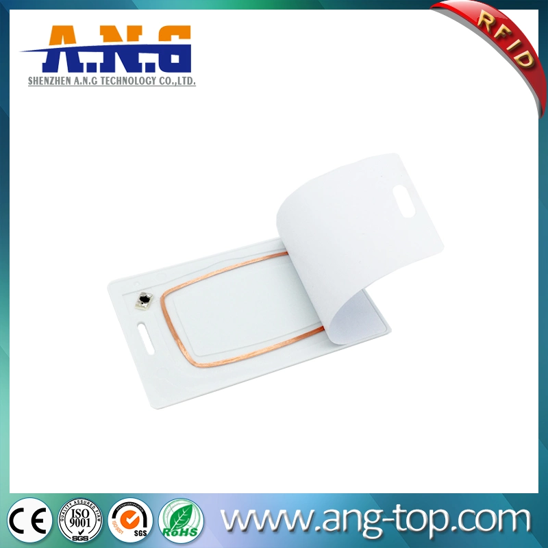 Offset Printing PVC Contactless Business IC Card with Brush Gold