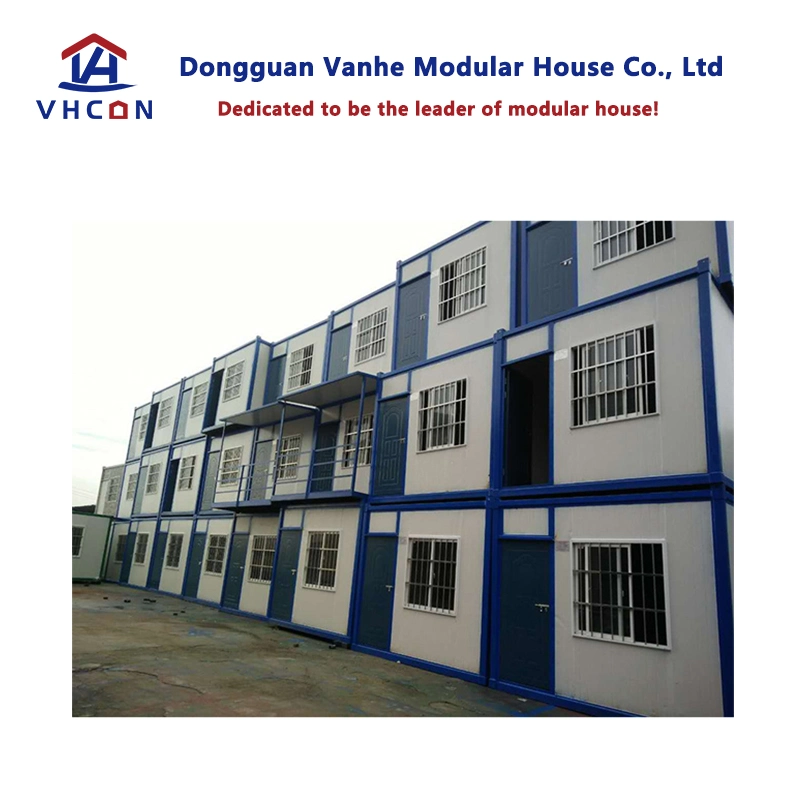 Glass Wool Sandwich Panel Accommodation Prefab Container House Prefabricated House for Sale