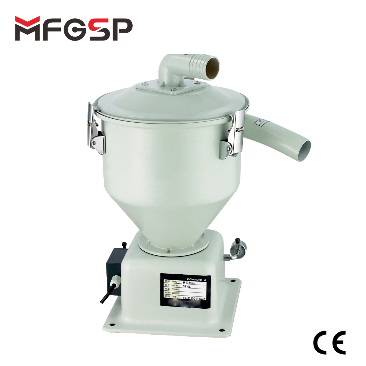 Easy to operate Conveying Capacity  400kg/hr Detachable Type Autoloader Hopper Loader