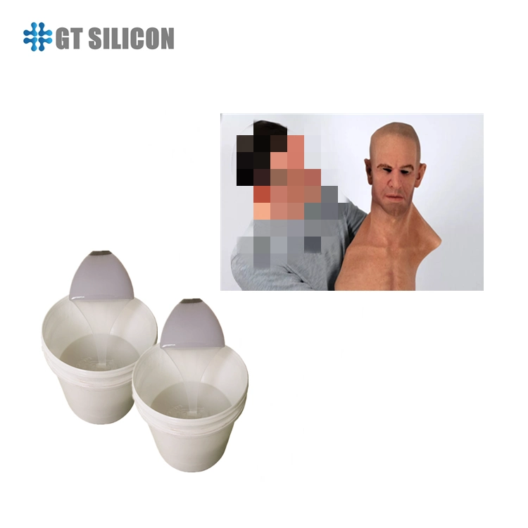 Super Soft Human Lifecasting RTV Liquid Silicone Rubber for Making Silicone Mask