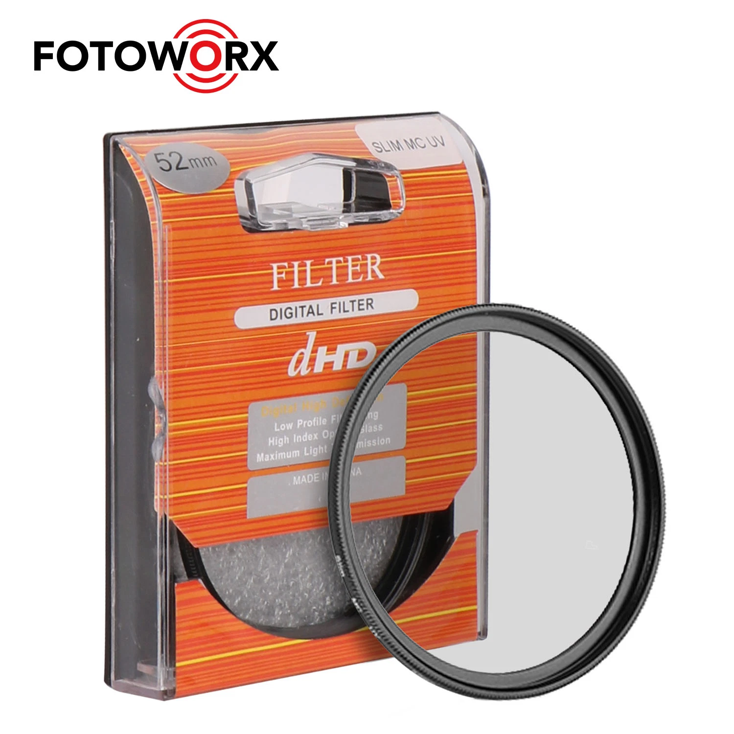 Filtro UV 52mm Ultra-Slim Mc Protección ultravioleta de la cámara de filtro UV Filtro