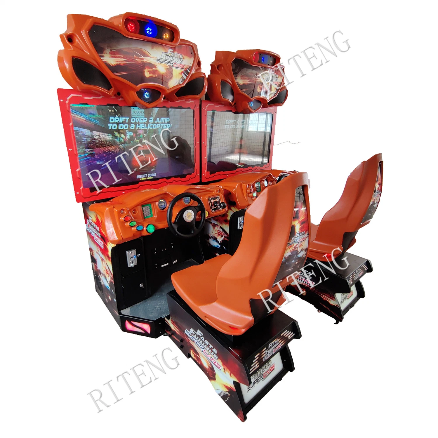 Coin Operated 42" HD LCD Car Racing Simulator Car Race Game Machine