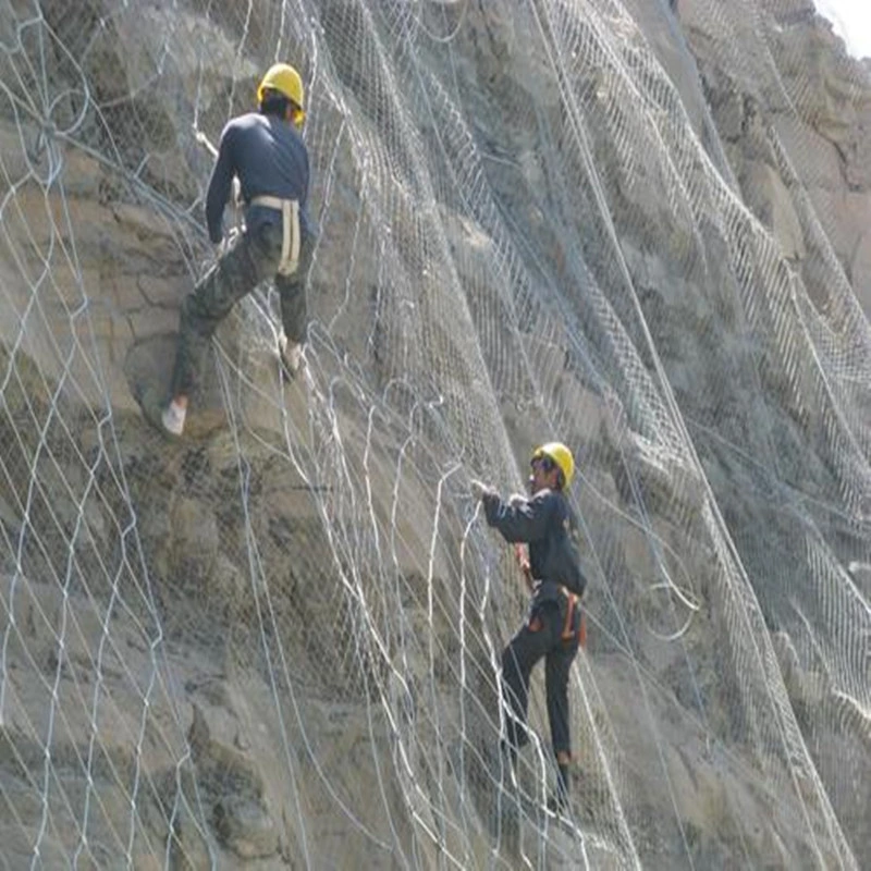 Rockfall Sistema de protección activa red de protección de la pendiente