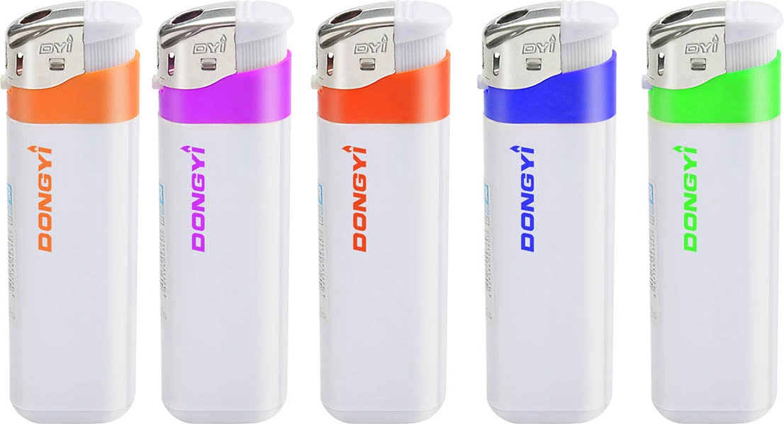 Briquet rechargeable en plastique jetables électronique Encendedores électrique