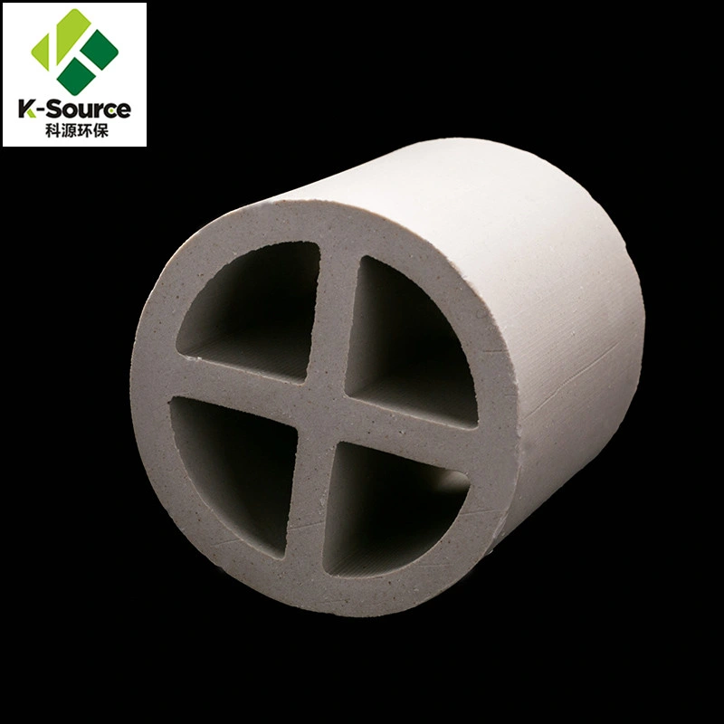 1 Inch Heat Resistance Chemical Tower Packing Ceramic Cross Partition Ring