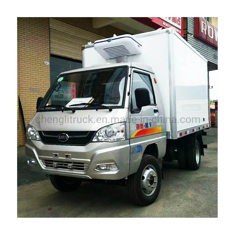 Kama 3ton LHD / Rhd 4X2 Small Seafood Refrigerated Truck for Sale