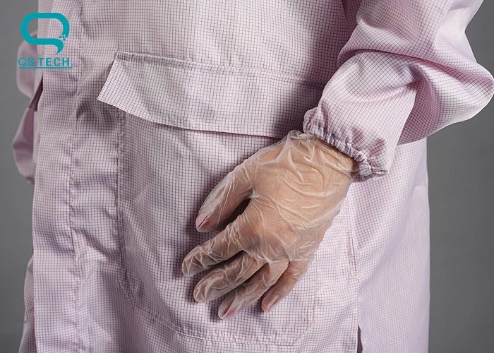 Taller antiestático impermeable cremalleras uniformes ropa resistente al polvo Limpieza ESD Garment