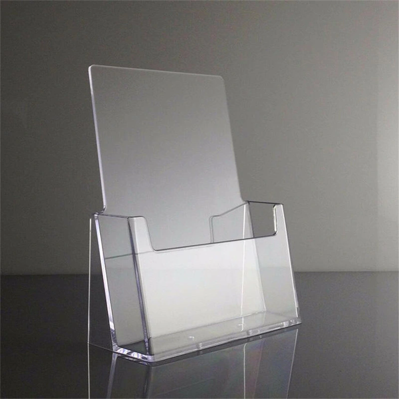 Acrylic Show Display Literature Brochure Rack A4 Size Double 5 Tier Brochure Holder