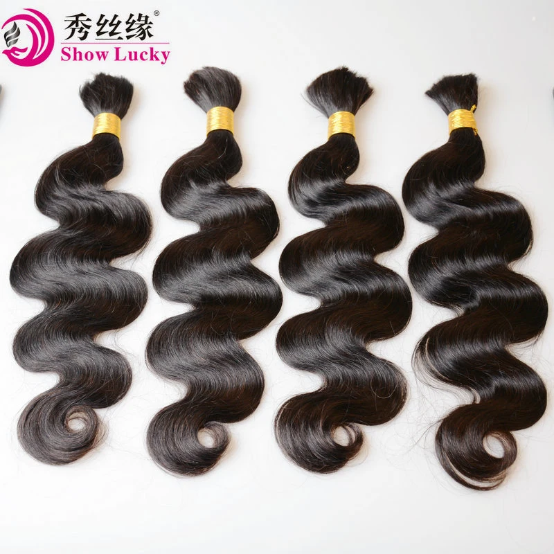 Cheap Wholesale/Supplier 100% Raw Virgin Remy Woman Natural Body Wave Braiding Indian Virgin Human Hair Bulk Extension