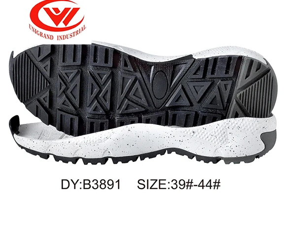 2021 New Sports Running Shoe Soles for Making Raw Rubber Custom Colors Sneaker Walking Shoes Soles