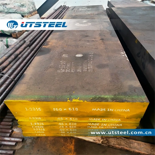 DIN 1.2316 AISI 316 0.1-500mm Thickness 2b No. 3 Surface Corrosion-Resistant Bright Black Peeled Stainless Steel Flat Alloy 1.2343 1.2316 Round Rod