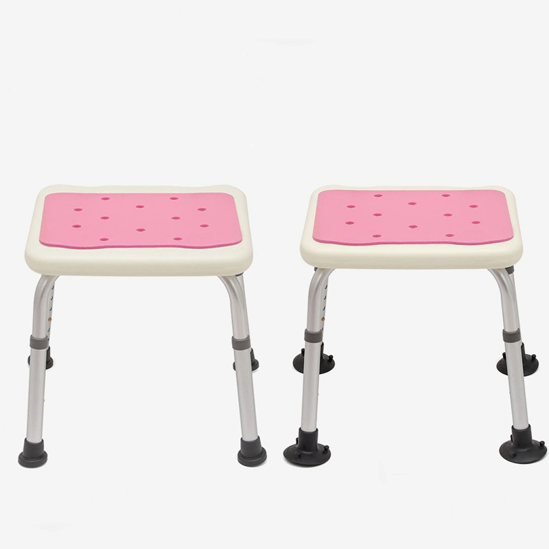 Bathroom Seat Shower Chair Bathtub Shower Stool with Non-Slip Foot Pads and Backrest for Assist Seniors Adults Kids Medical Product