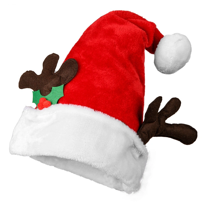 Christmas Decoration Xmas Hats Snowman Reindeer Knitting Felt Christmas Santa Hat