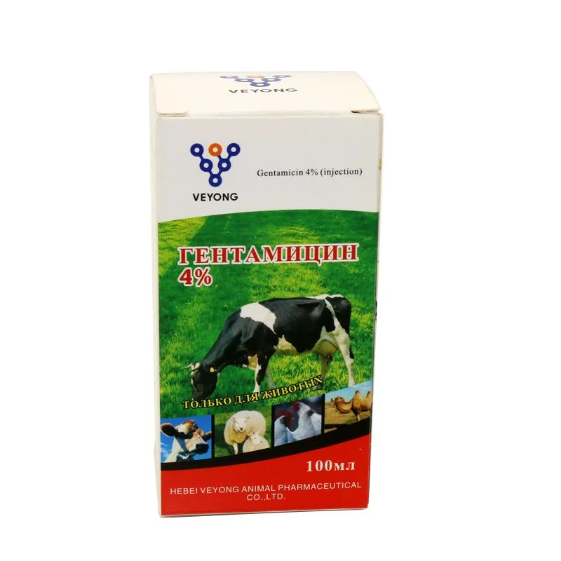 Veterinary Drug Factory Price Gentamycin Sulphate Injection 4% 10% Veterinary Antibiotic Medicine Price for Cattle Sheep