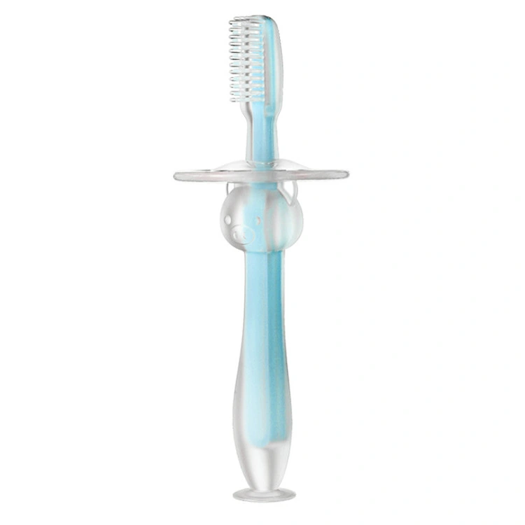 Silicone Durable Suction Soft Baby Toothbrush