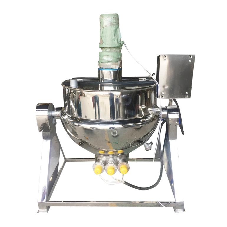 100L Electric Sugar Boil Machine Sugar Mixing Machine Jacketed Kettle with Stirrer