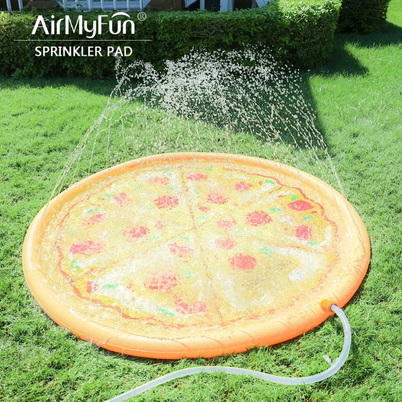 New Design Outdoor Pizza Aufblasbare Wasser Sprayer für Kinder