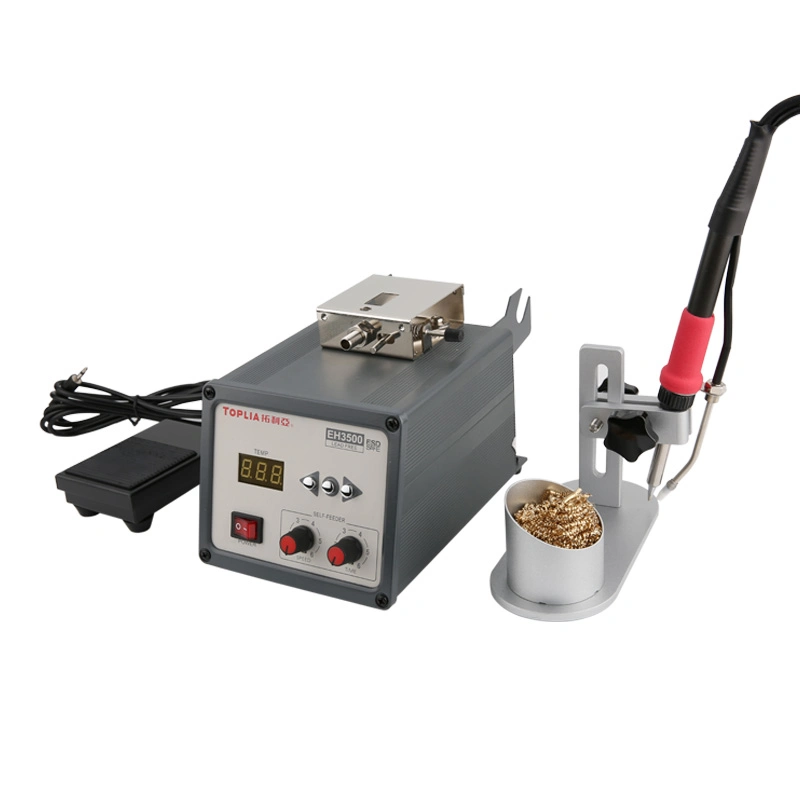 Toplia Smart Digital Tin-Feeding Temperture-Controlled Soldering Station (EH3500)