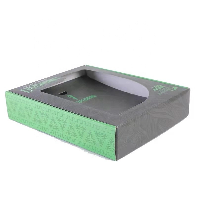 Custom Logo Hard Disk Paper Box Paper Box with Window