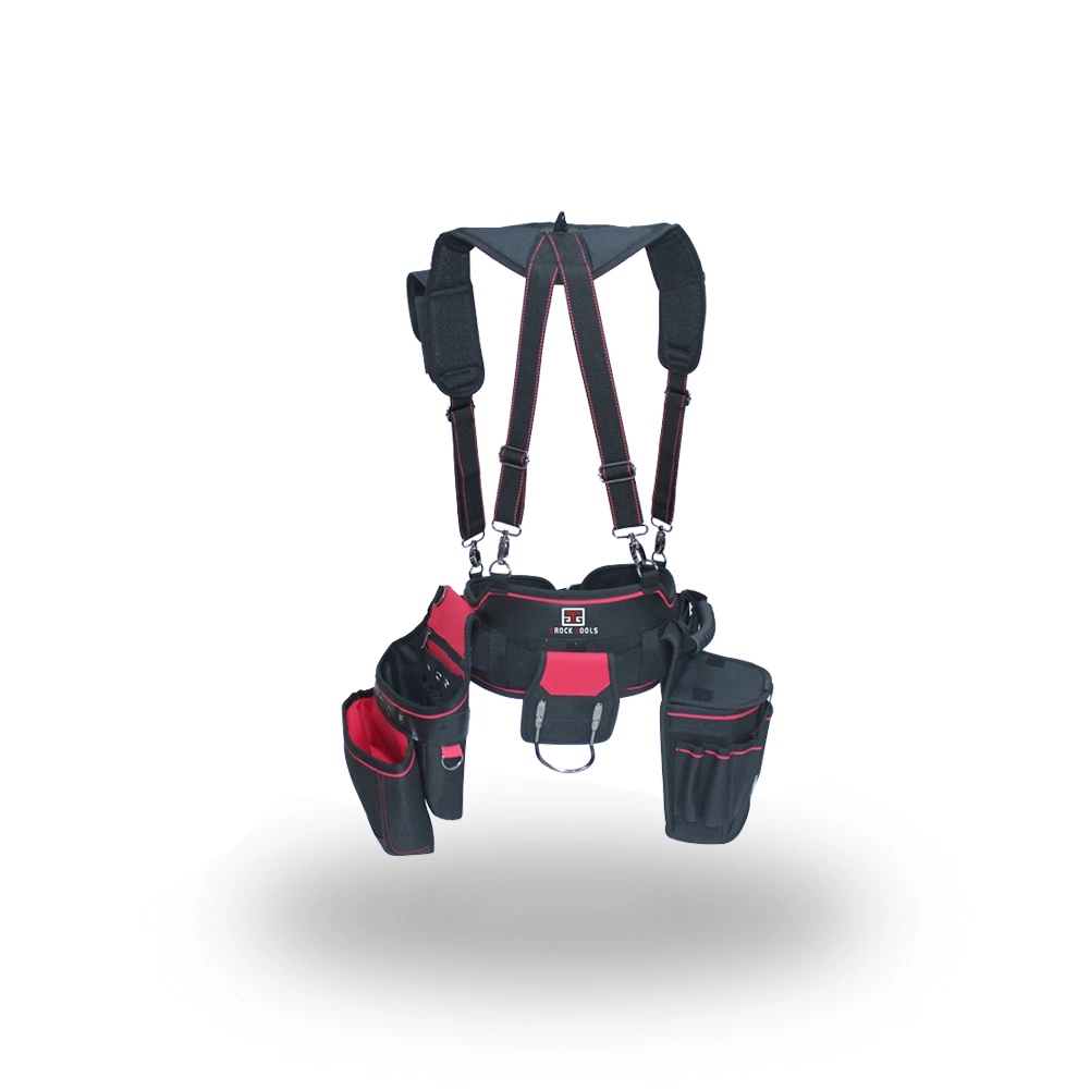 Newest Product Multifunctional Heavy Duty Customized Detachable High Altitude Operation Belt Tool Bag with Suspender