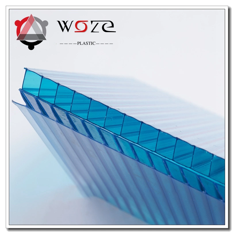 12mm Twin Wall Colored Lexan Hollow Polycarbonate Sheet