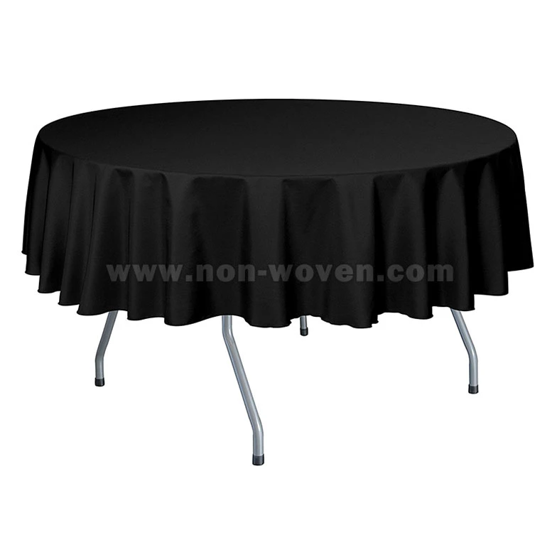 100% Polypropylene Nonwoven Table Cloth 20# Black