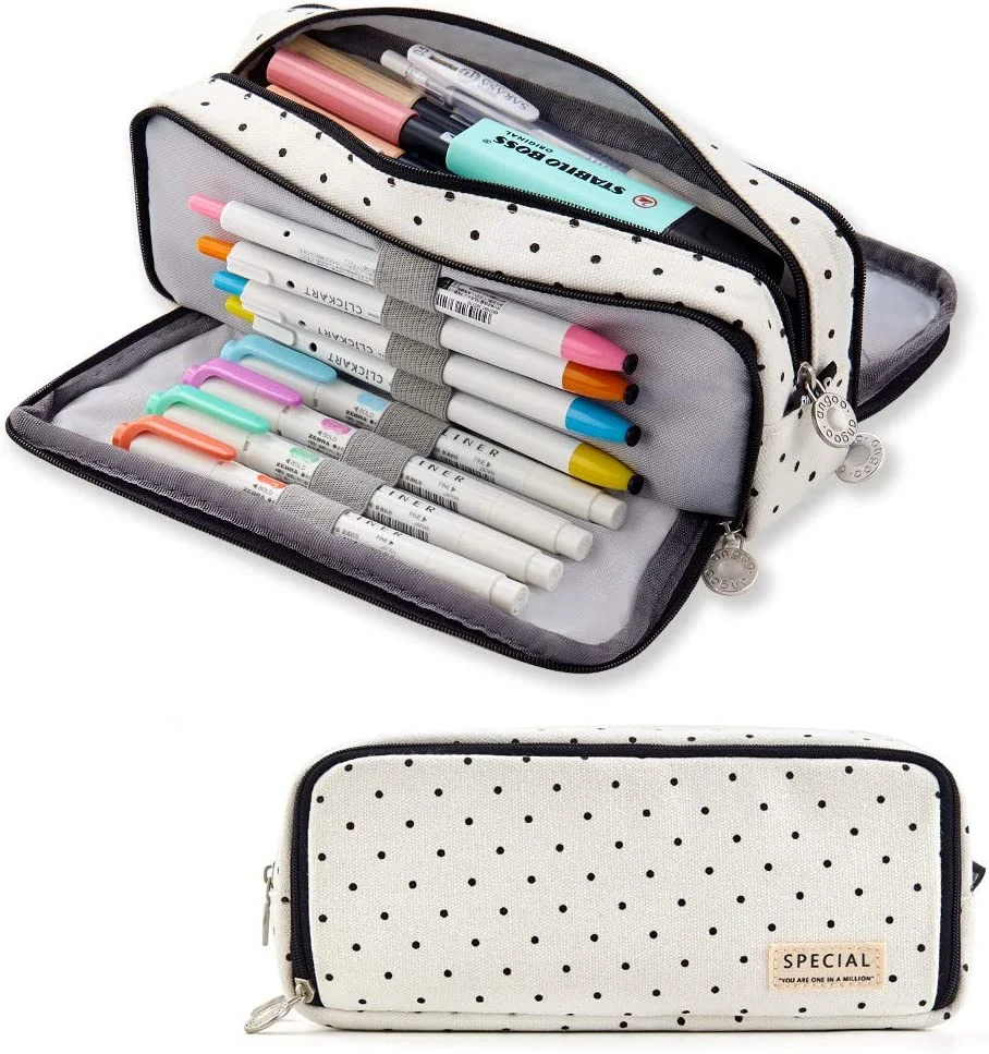 Kid Children Student Waterproof Stationery Pen Pencil Bag