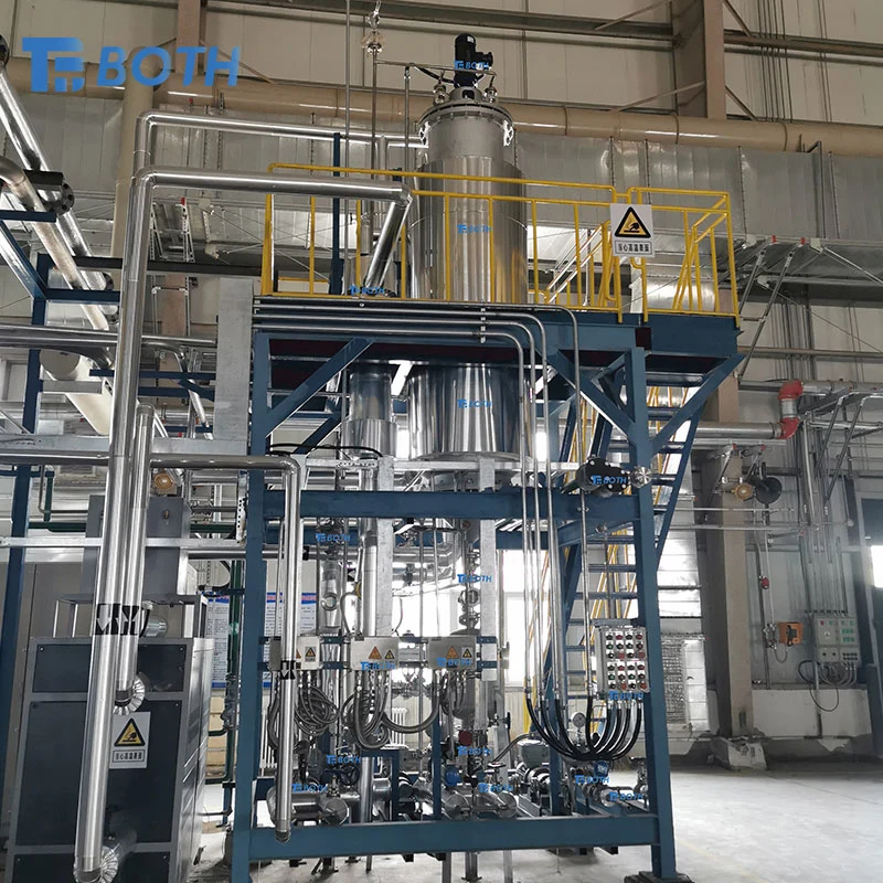 High Efficiency Multistage Wiped Film Molecular Distillation Machine for Oil Extraction