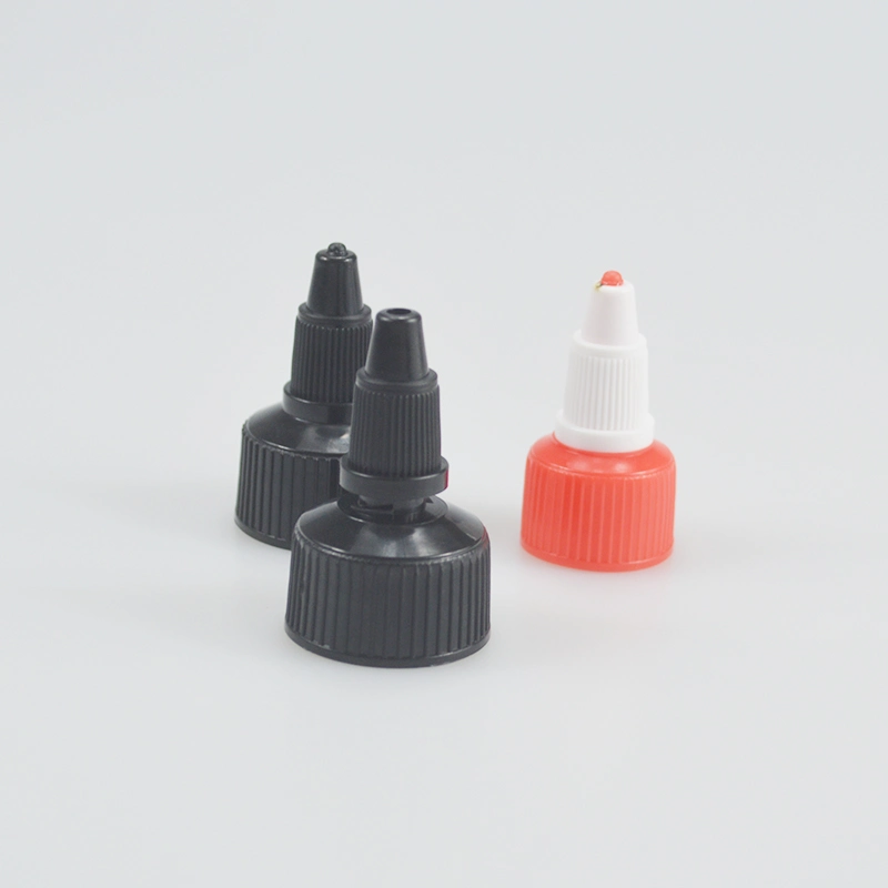 24/410 28/410 Plastic Long Nozzle Pointed Mouth Twist Top Lid