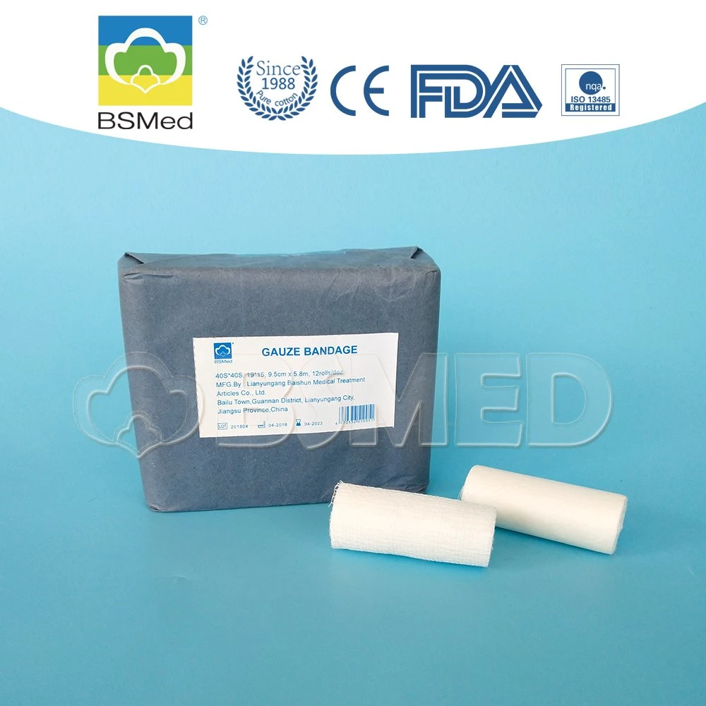 OEM Pansement Médical Jetable Bandage de Gaze Médical pour les Premiers Soins