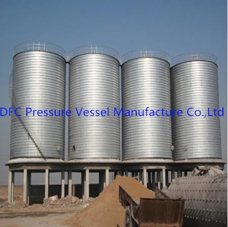 Steel Sand Grain Silo Lime Cement Bulk Powder with ASME Certified