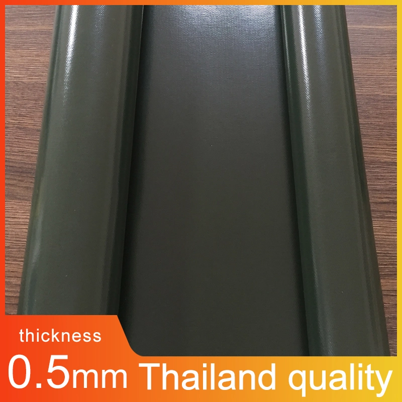 600GSM 0.50mm Waterproof Tent Tarpaulin Thailand Quality Coated PVC Canvas with Cheaper Price for Malaysia Thailand Market