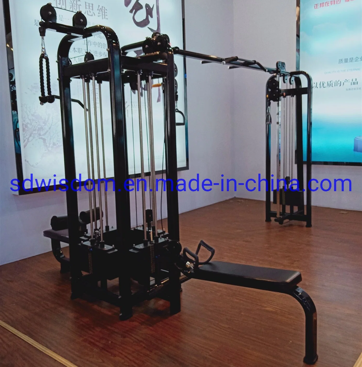 CE Certificated Commercial Fitness Equipment Multi Cable Jungle 5 Stacks Fitness Machine