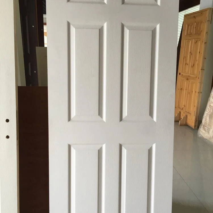 Comaccord 4 Panels Moulded Interior Doors White Color HDF Skin Door