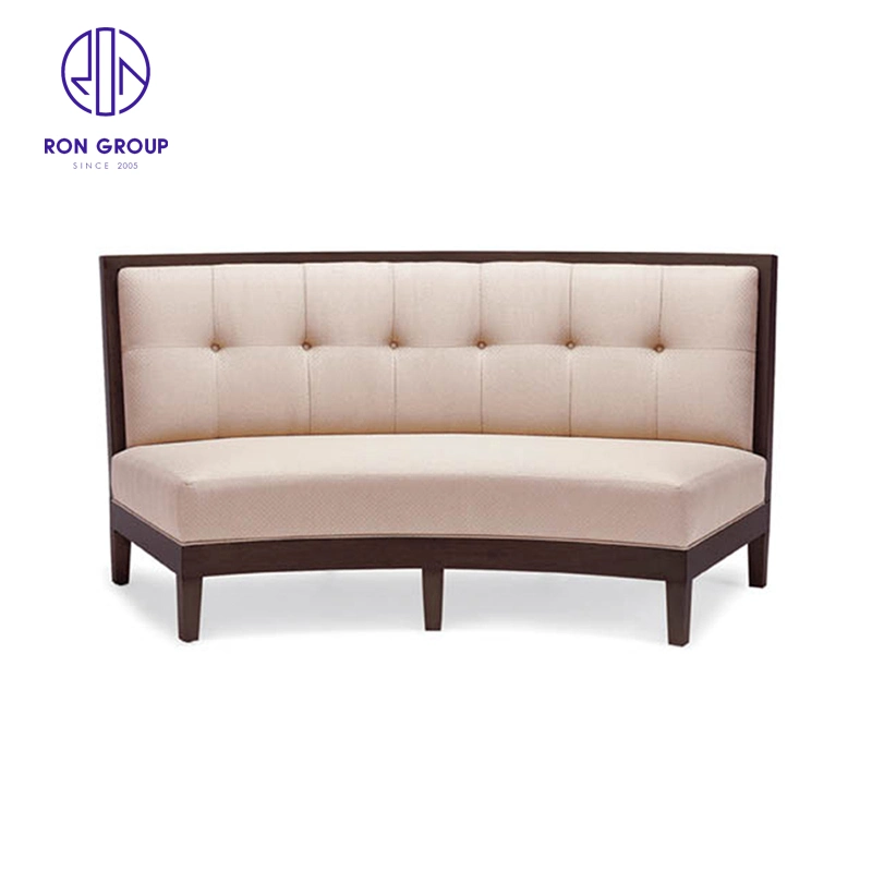 Wholesale/Supplier Leather Leisure Sofa Fast Food Pizza Booth Restaurant Modern Furniture Hotel Coffee Shop