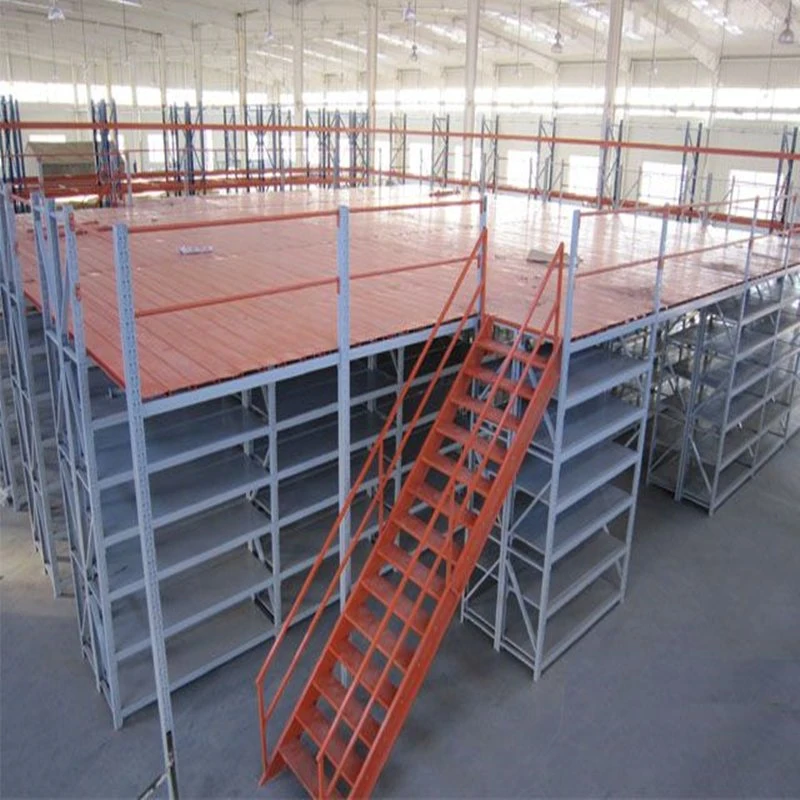 Apilado entresuelo de acero de altas prestaciones para almacenamiento industrial de almacén