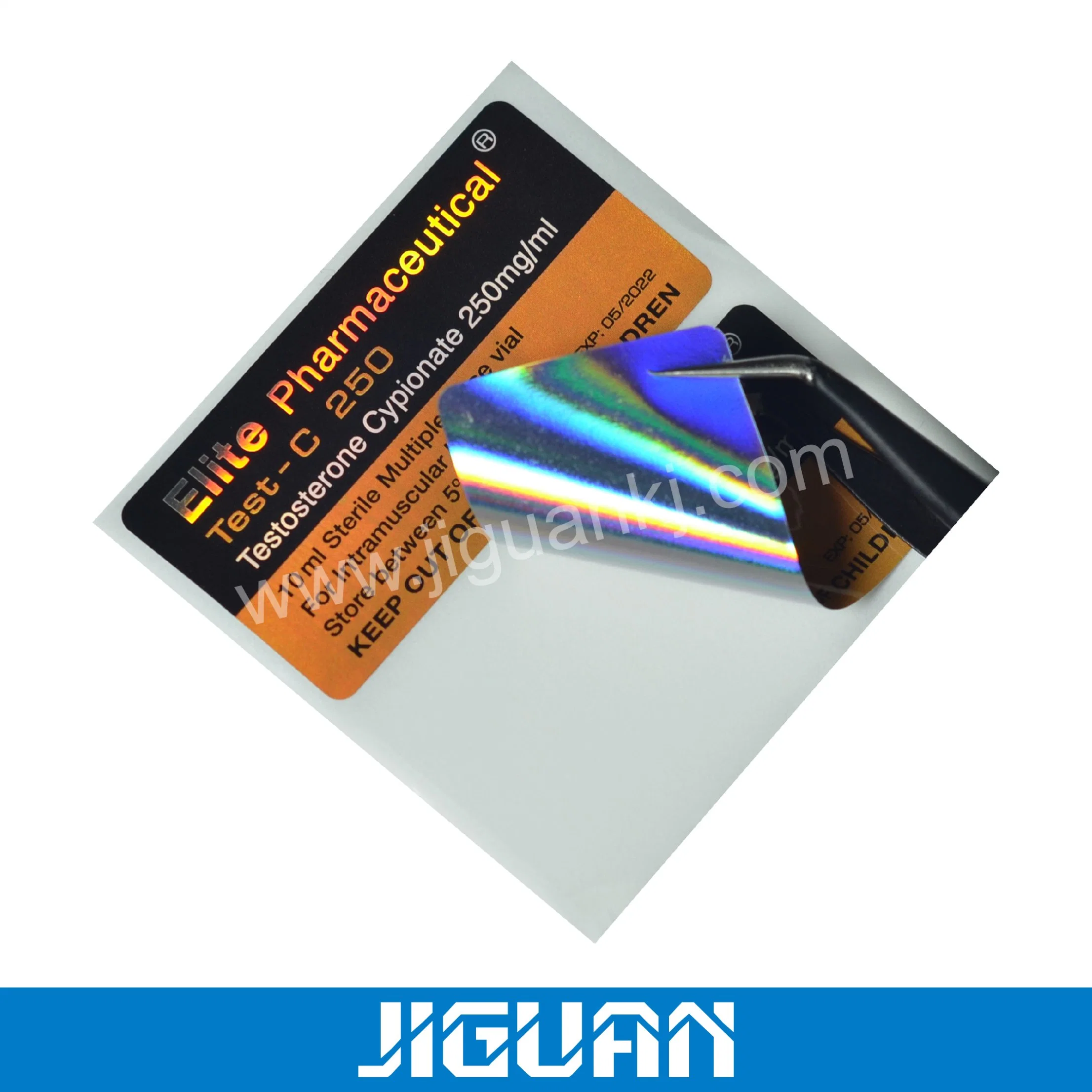 Professional Hologram 10ml Vial Label Maker with Great Price