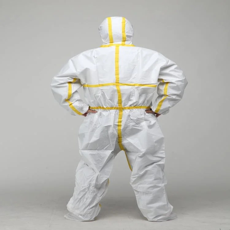 Customized Disposable Chemical Waterproof Sf Nonwoven Protective Clothes