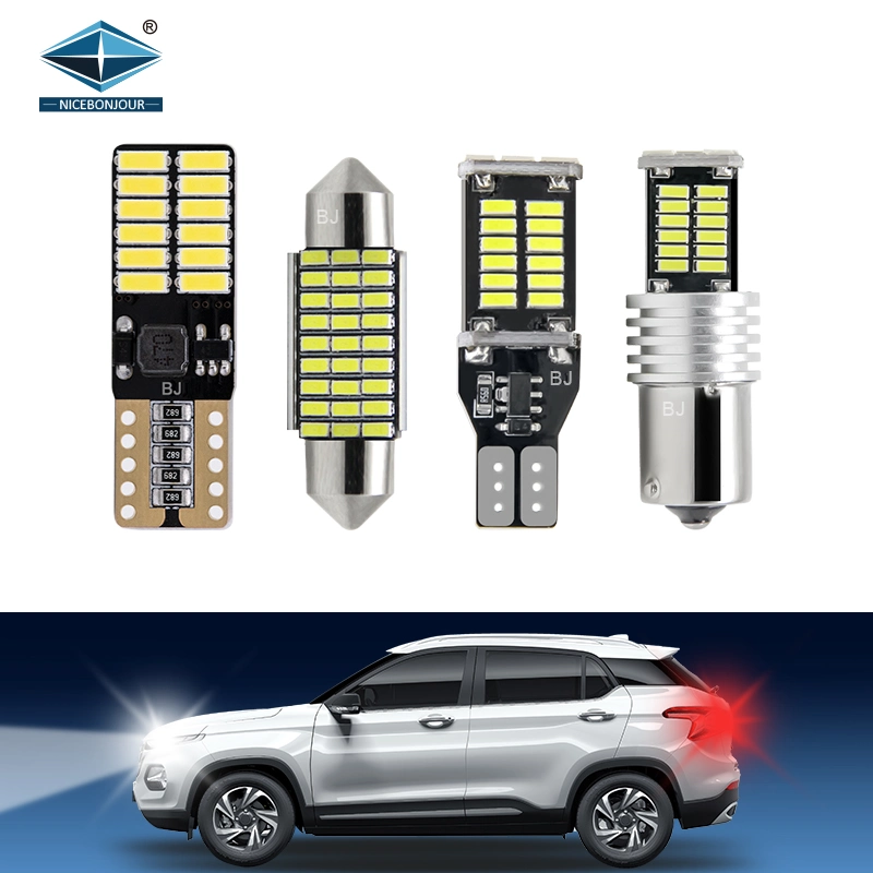 12V LED T10 W5w Lighting Interior Wedge Width Tail Light Side Marker T10 LED Canbus Bulbs Door Lamp Car LED Light Bulbs