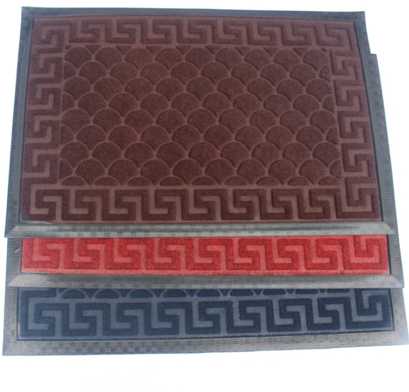 Heavy Duty Industrial Custom Logo Floor Rubber Door Entrance Mat