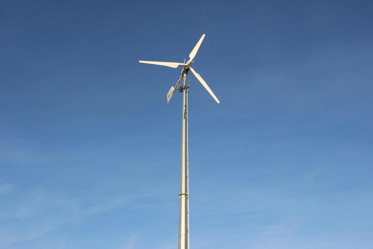 Ah-5kw Windgenerator mit variablem Pitch für On-Grid-Lösungsplan