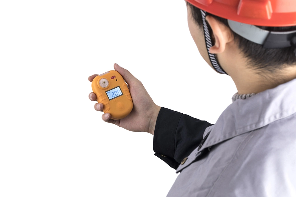 Water-Proof Handheld Single Gas Monitor for Toxic Gases with Rechargeable Lithium Battery